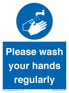 Please wash your hands regularly